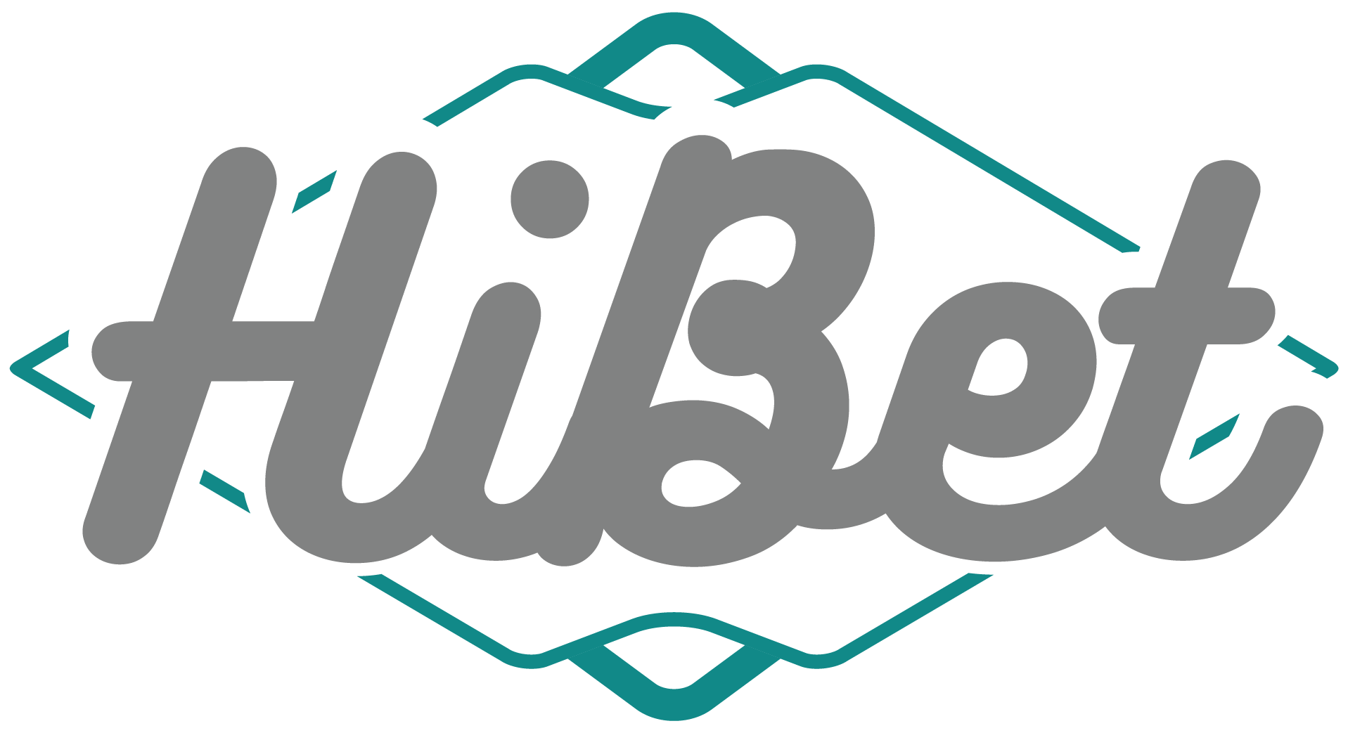 Hibet logo on light